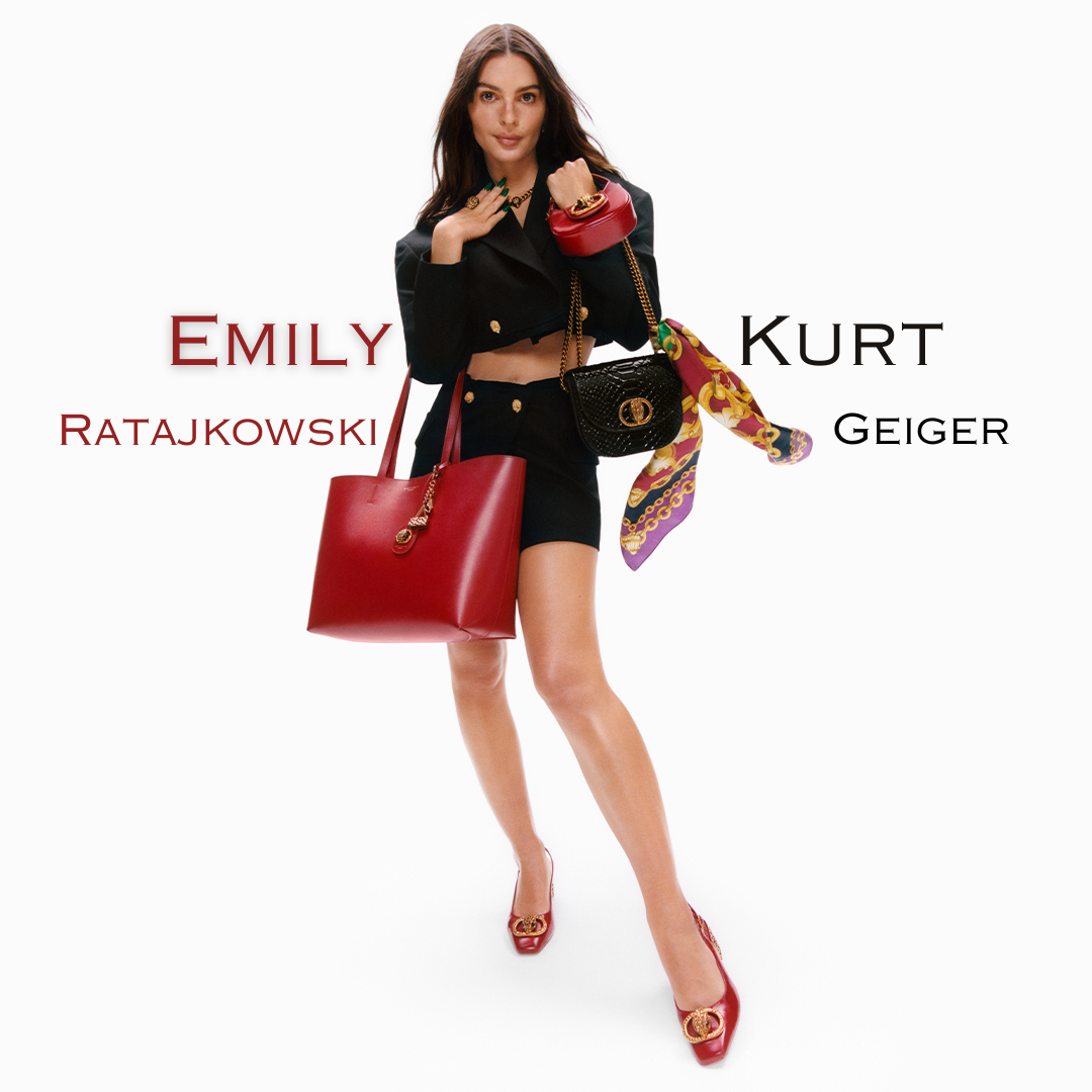 Emily Ratajkowski protagoniza campaña de Kurt Geiger