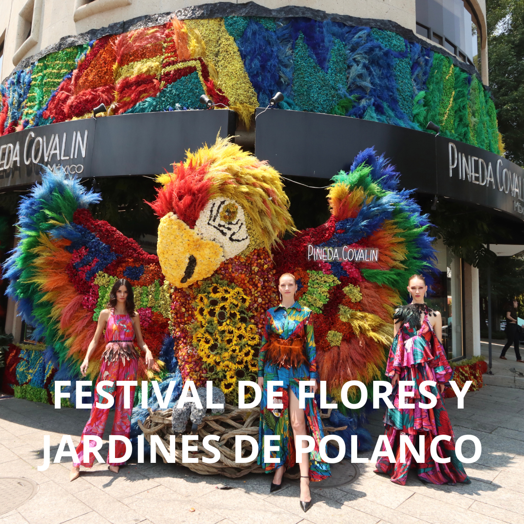 ¡Ya inició el festival de flores y jardines de Polanco!