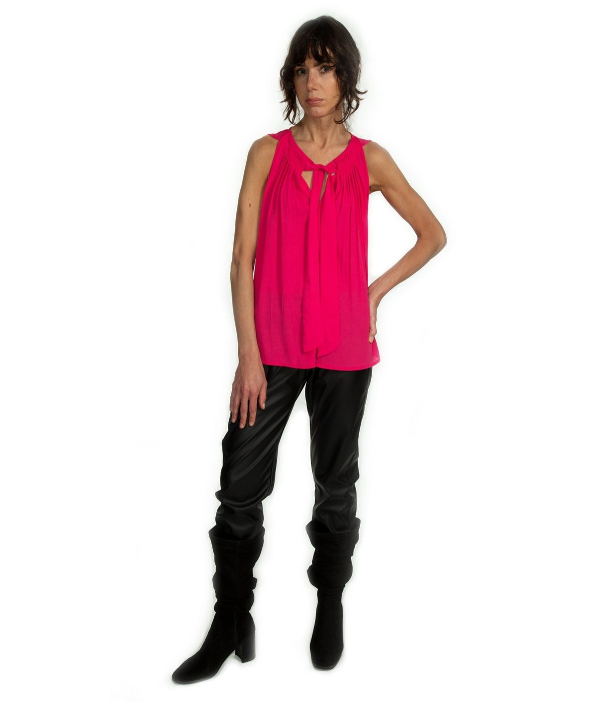 BLUSA MENDOZA FUCSIA