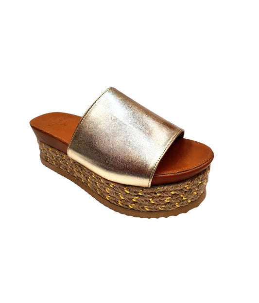 SANDALIAS LIRIO ORO